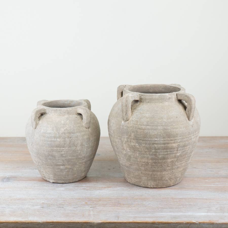 Stone Medora Vase, 21.5cm
