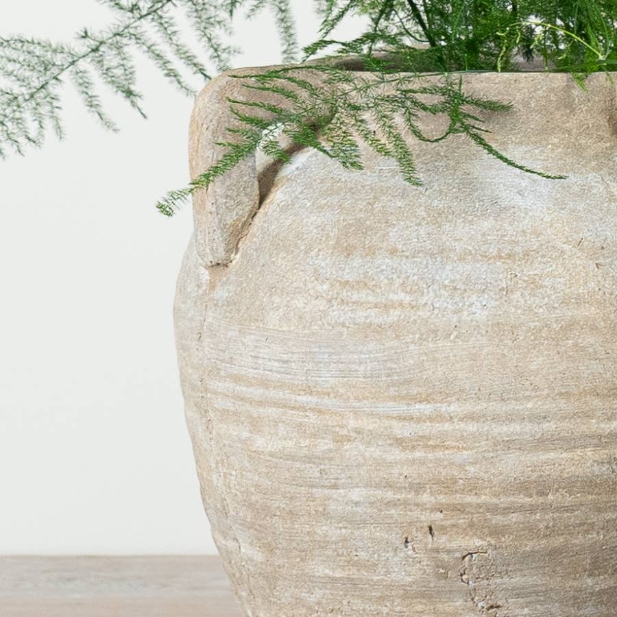Stone Medora Vase, 21.5cm