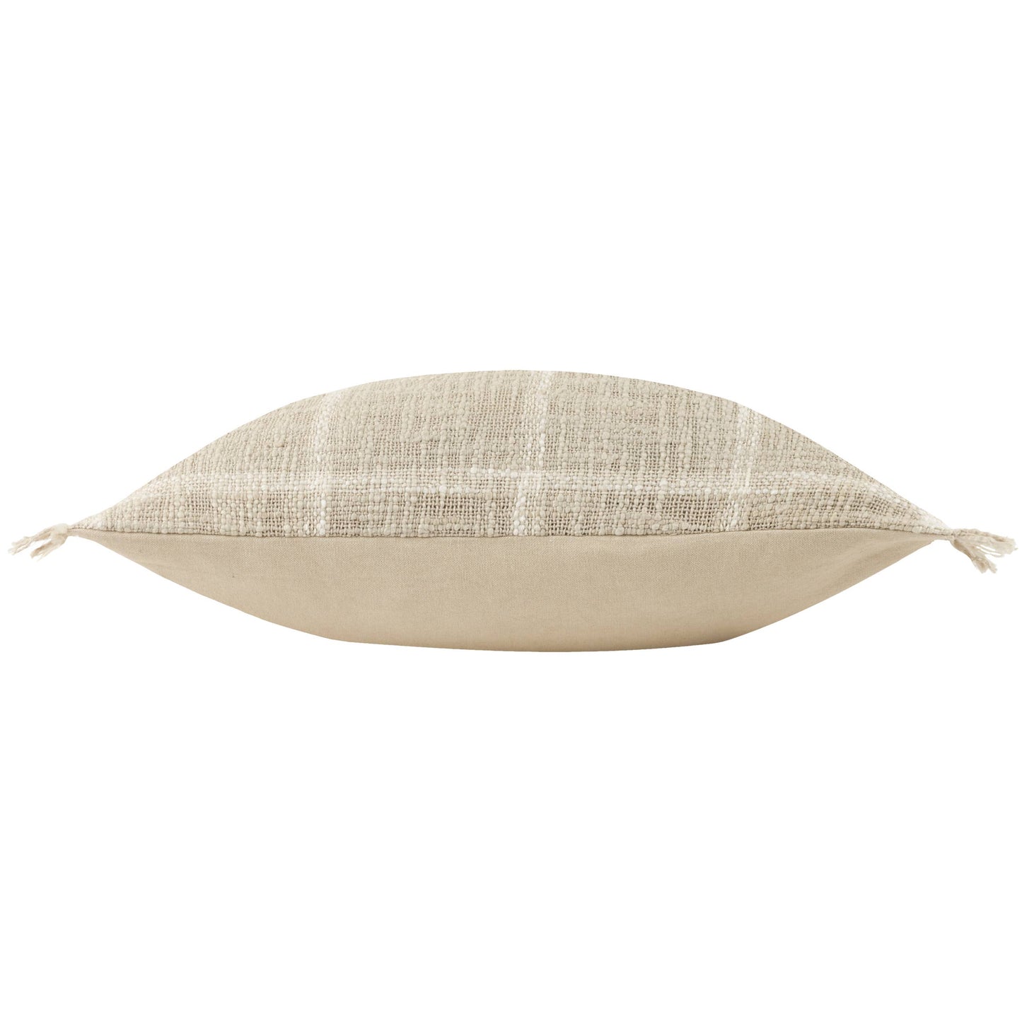 Beni Cushion Stone/Natural: Stone/Natural / Feather Filled / 45 x 45cm