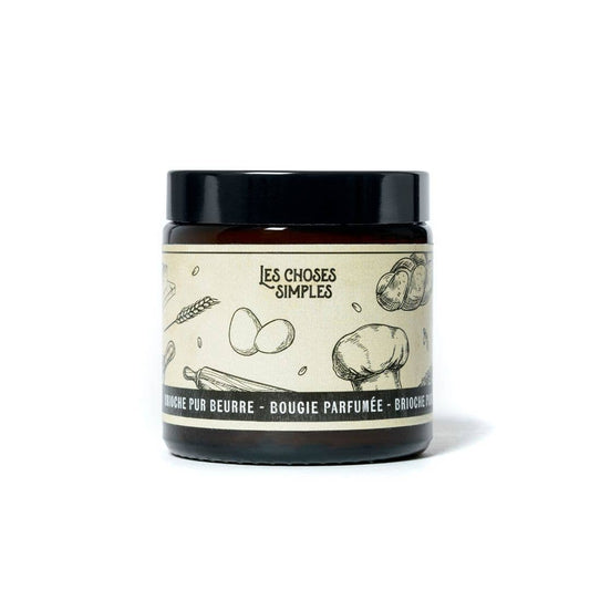 Small Scented Soy-Wax Candle - Brioche